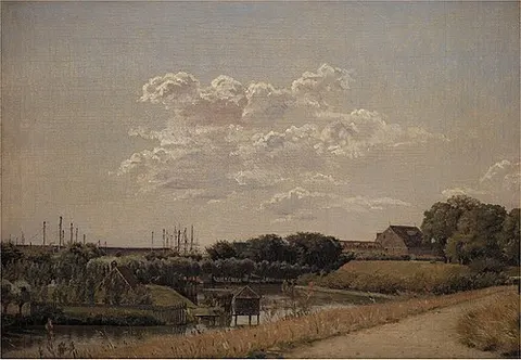 View of the Citadel Ramparts Looking Towards Langelinie and the Naval Harbour