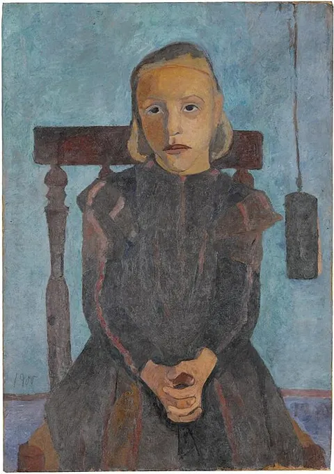 Child with a Clock Weight