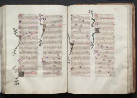 The Gotha Missal:  Fol. 105r, Text