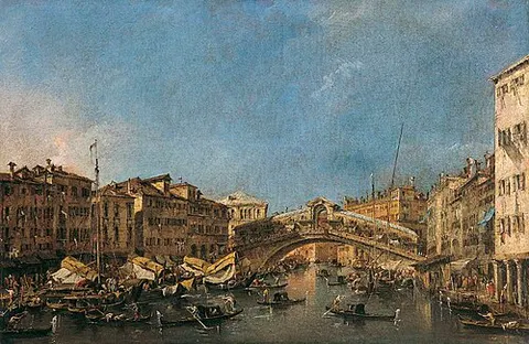 The Rialto-Bridge in Venice