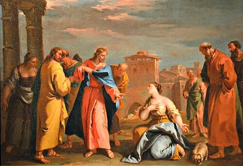 Jesus and the woman of Canaan