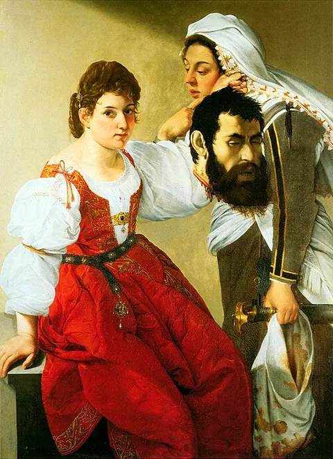 Judith y su ancella Abra con la cabeza de Holofernes