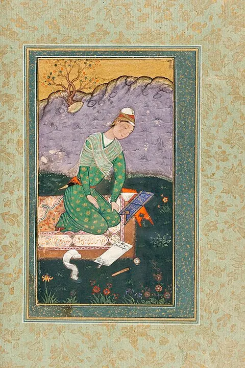 Self-Portrait of Mir Sayyid Ali