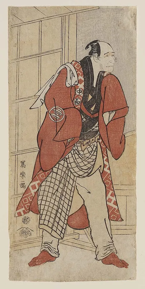 Actor Nakajima Wadaemon as Jizô, Substitute for the Landlord