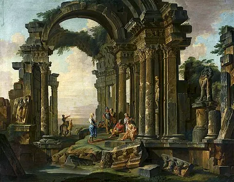 Architectural Capriccio with Roman Ruins