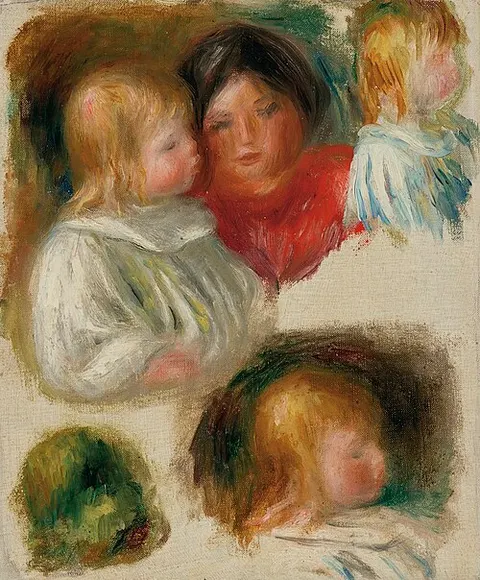 Study of children and young woman