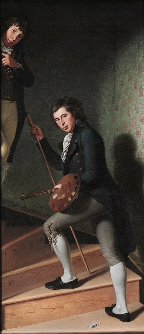 Staircase Group (Portrait of Raphaelle Peale and Titian Ramsay Peale I)