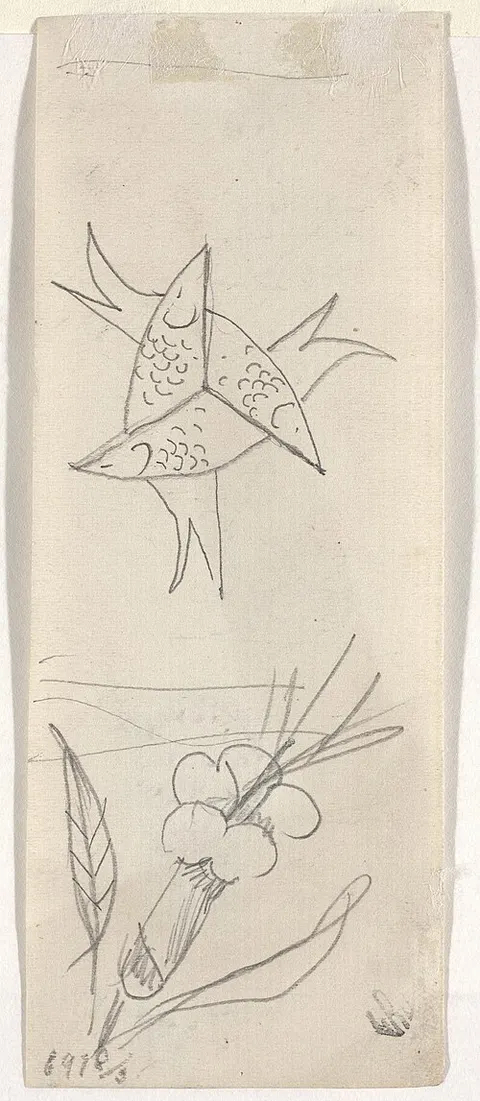 Sheet of Sketches [verso]