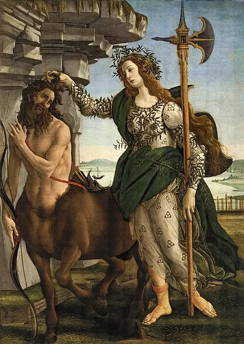 Palas y el Centauro
