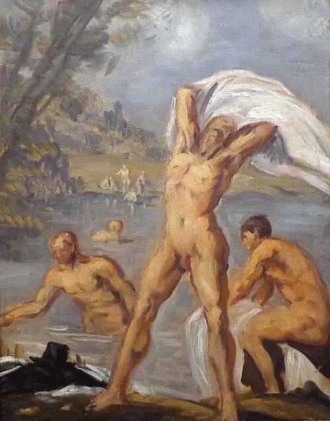Bathing Men