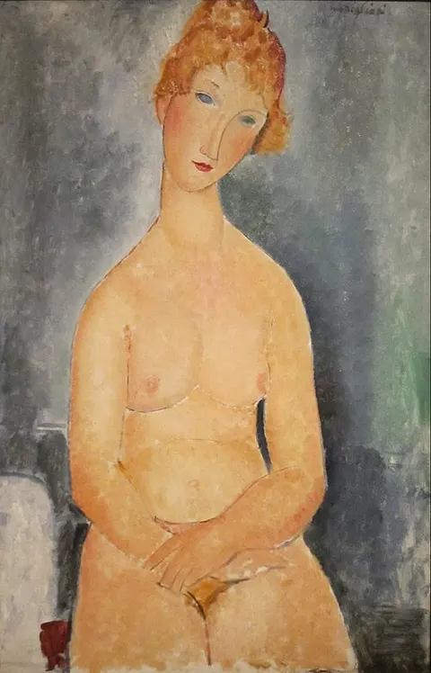 Desnudo sentado (1918)