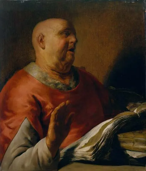 A Man Singing