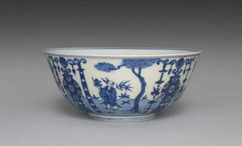 Bowl from Nesting Bowls with Daoist Immortals