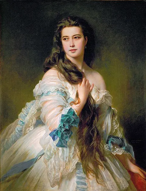 Portrait of Barbara Dmitrievna Mergassov Rimsky-Korsakova