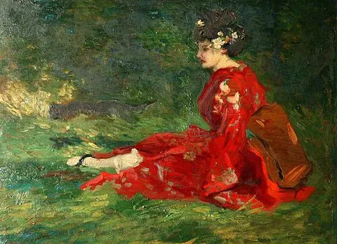 The Red Kimono