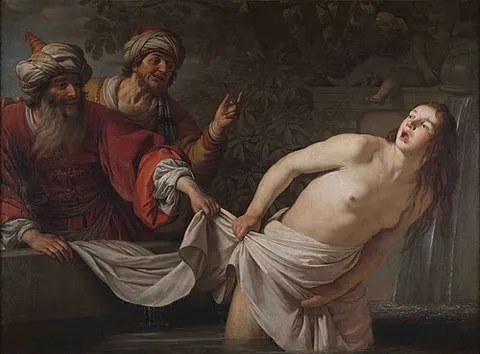 Susanna harassed by the Elders (Daniel 13:1-63)