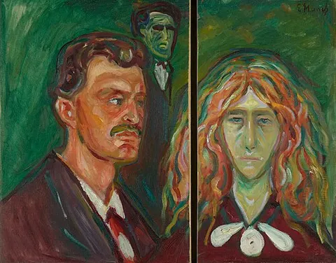 Autorretrato con Tulla Larsen