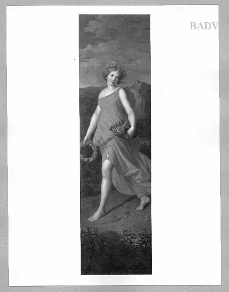 Girl with flowers