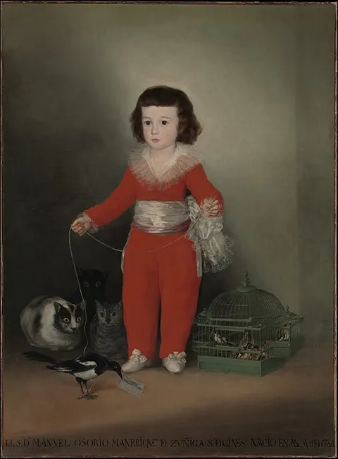 Don Manuel Osorio Manrique de Zúñiga, niño