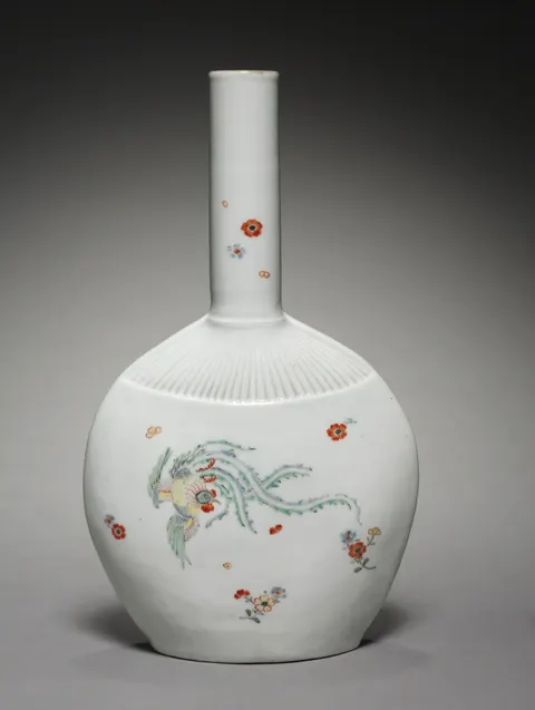 Flask in the Shape of a Fan