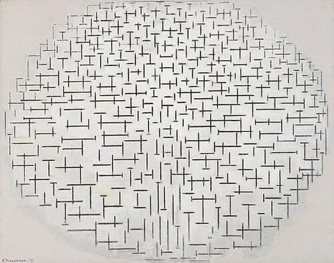 Composition 10 in Black and White