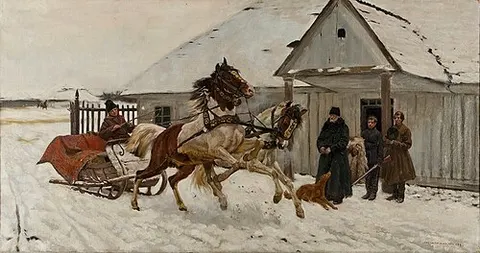 The departure