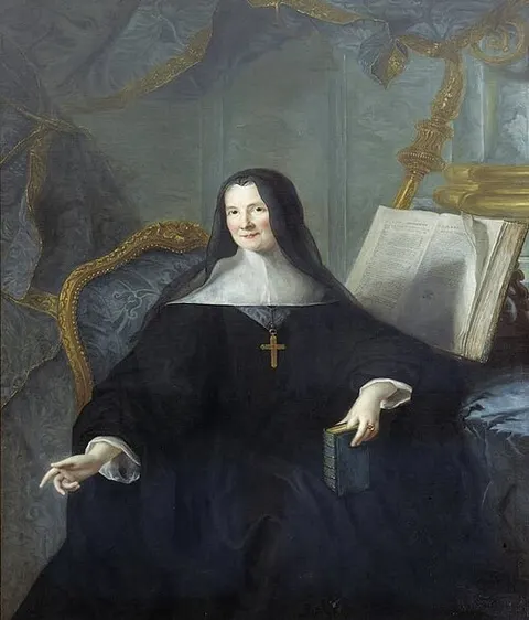 Portrait d'Anne de Clermont, abbesse de Chelles