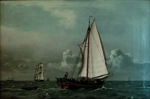 A Sloop with Passengers