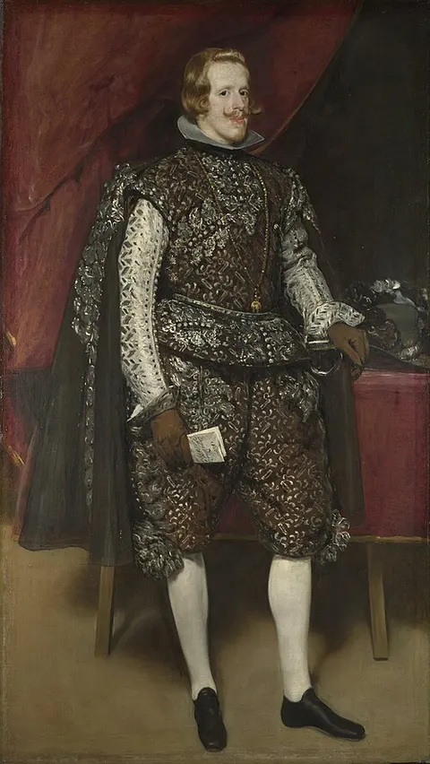 Felipe IV de castaño y plata
