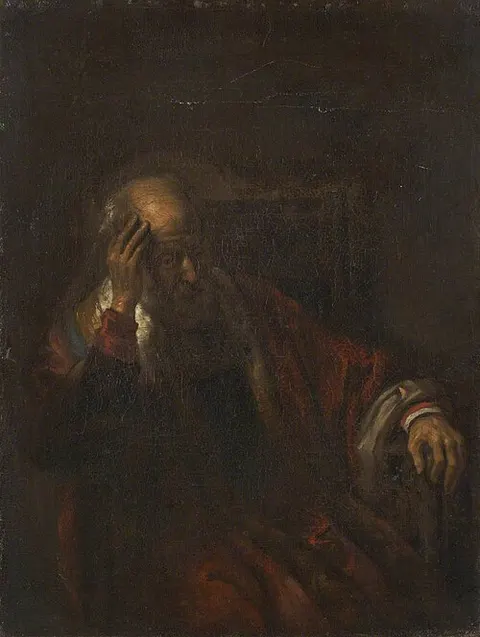 An Old Man in an Armchair