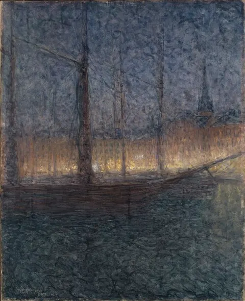 Evening in Kornhamnstorg, Stockholm