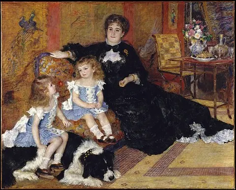 La señora de Georges Charpentier y sus hijos