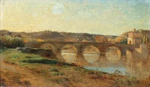 Italian Landscape with Bridge