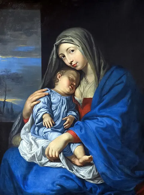 Virgin and Sleeping Child