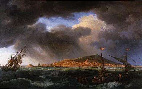 View of Sète Harbor