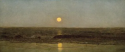 Moonrise on the Seashore