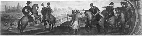 Gentlemen on horse - back