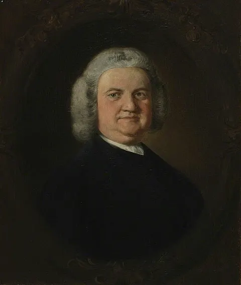 Portrait of Mr. Chubbe in a fictive oval