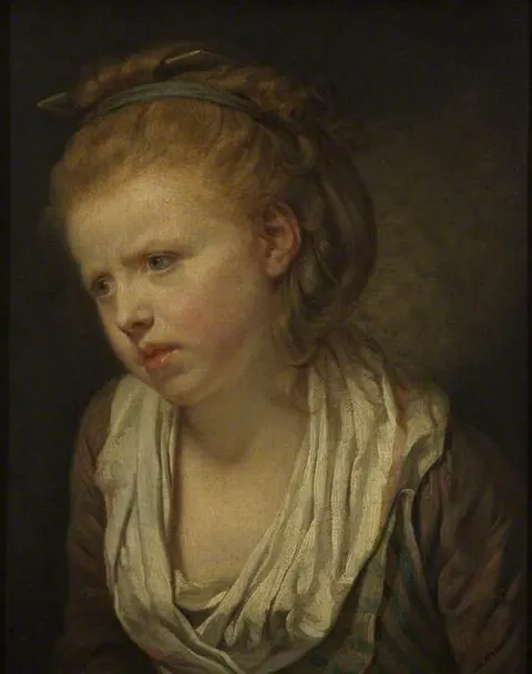 'Anxiety', Head of a Girl
