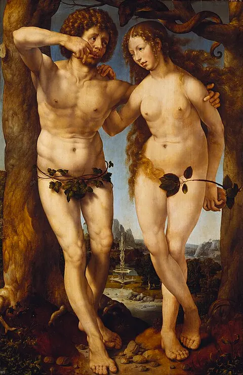 Adán y Eva.