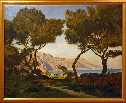 Paysage de la Côte d'Azur