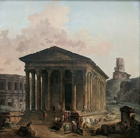 The Maison Carée, the Arena, and the Tour Magne in Nîmes