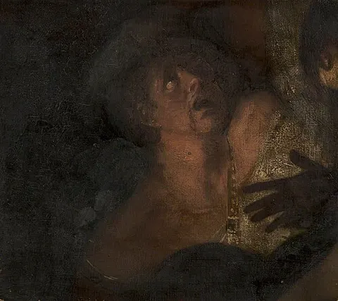 A Courtier (fragment of 'The Tempest Act I, Scene 1')