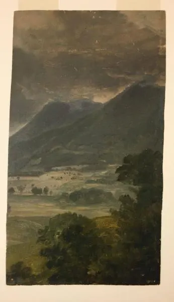 Landscape: A Valley and Mountains Catskill, New York