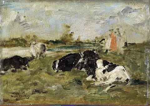 Cows on the meadow