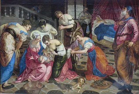 El nacimiento de Juan el Bautista