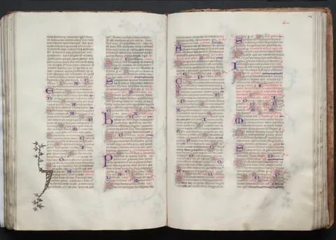 The Gotha Missal:  Fol. 103v, Text