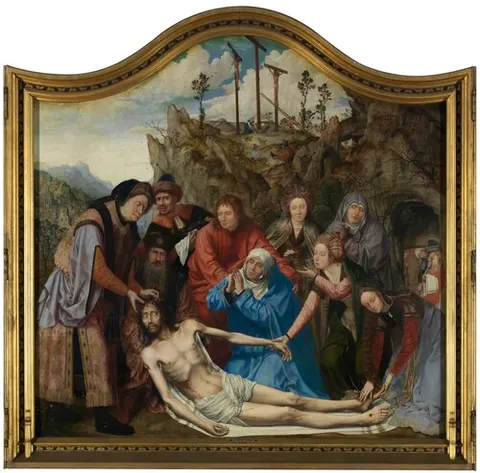 Tríptico con las lamentaciones de Cristo