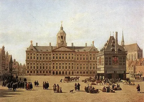 View of the Amsterdam Town Hall
