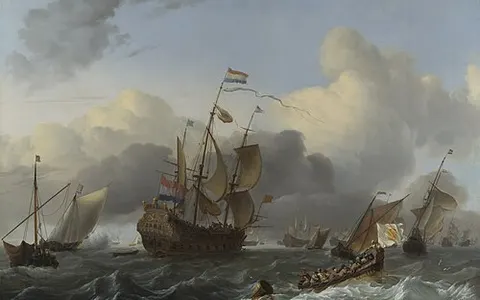 The Eendracht and a Fleet of Dutch Men-of-war